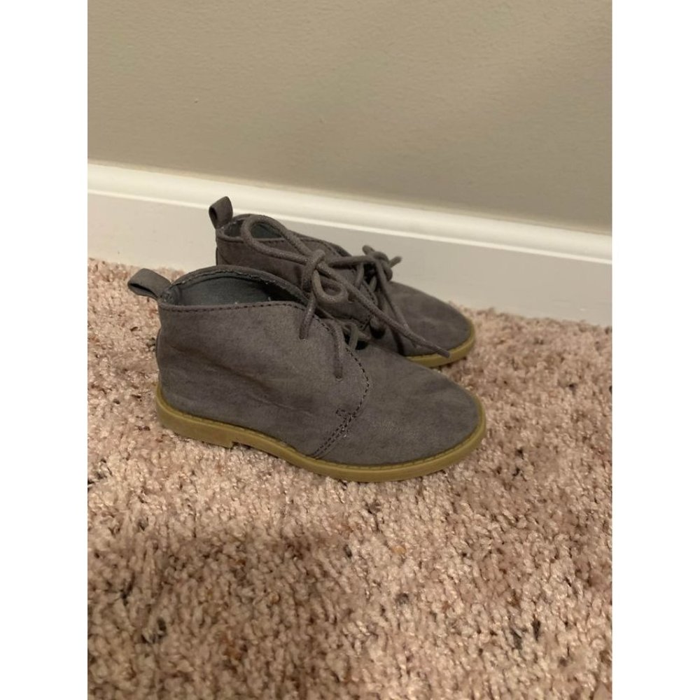 Old Navy Toddler Boys Gray dress shoes, size 6